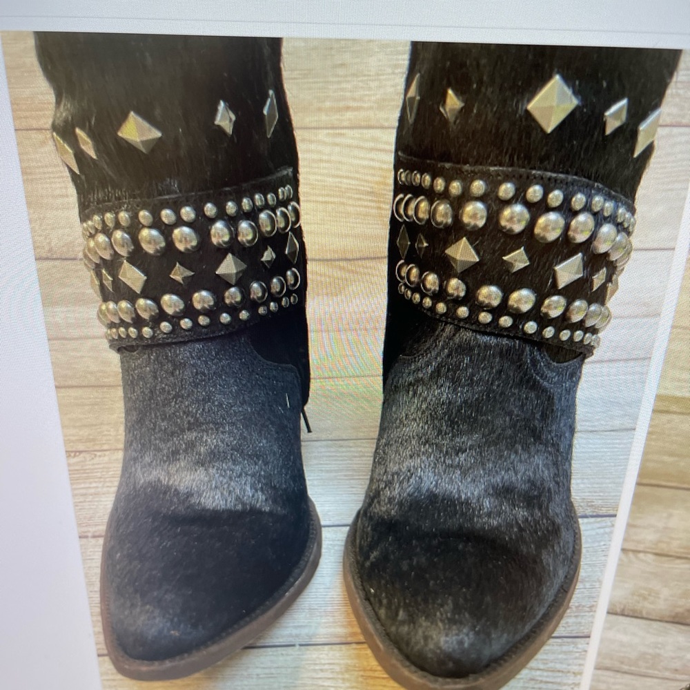 Belinda Calf Hair Western Ladies Cowgirl Boots